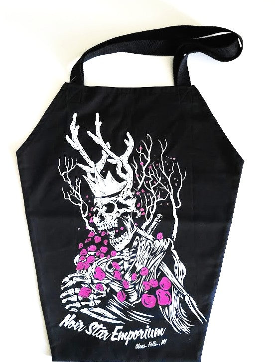 Spring in Bloom King Noir Coffin Tote Bag