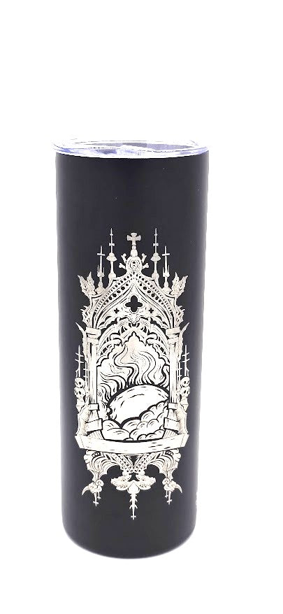 Sun and Moon Cathedral Window Tumbler