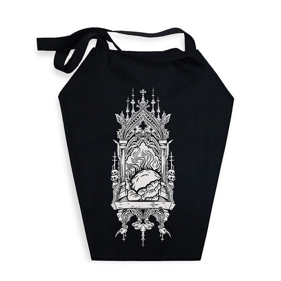 Cathedral Window Coffin Tote Bag