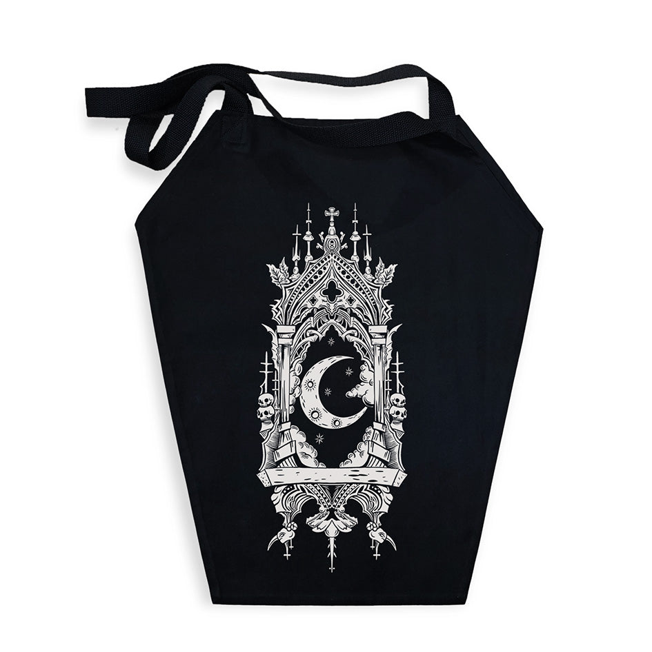 Cathedral Window Coffin Tote Bag