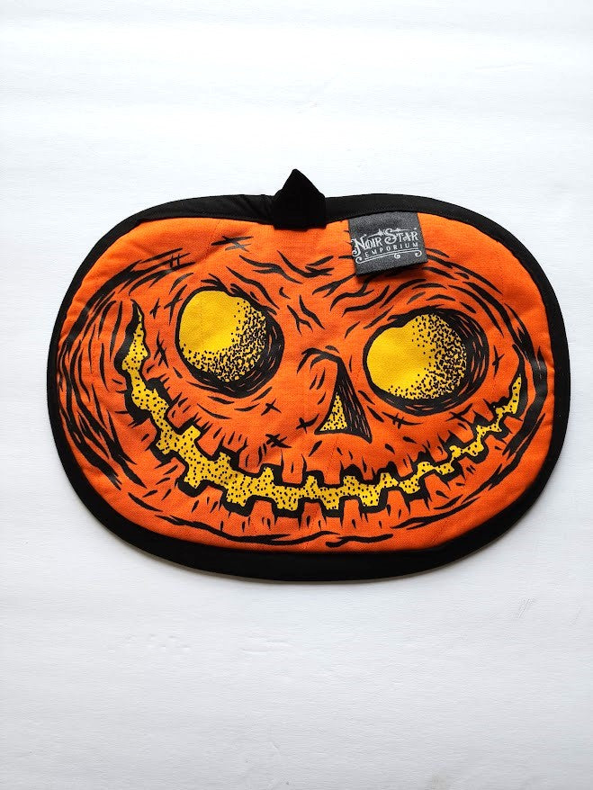 Jack-O-Lantern Potholder