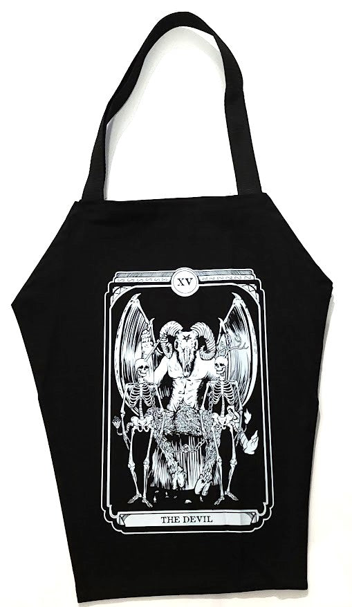 Devil Tarot Coffin Tote Bag