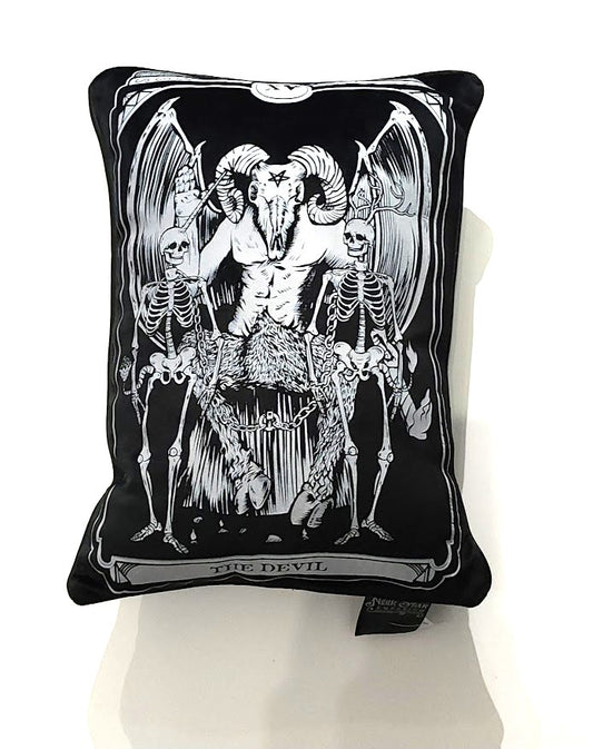 Devil Tarot  Throw Pillow