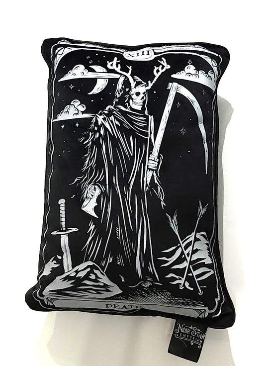 Death Tarot Throw Pillow