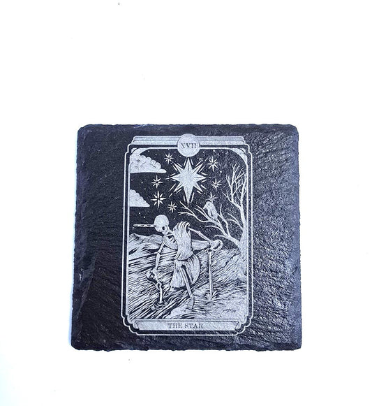 Star Tarot Stone Coaster