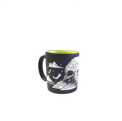 Bat Moon Mug- Green