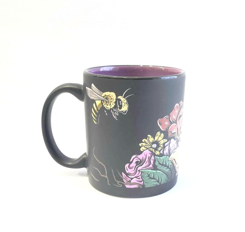 Spring Bouquet Mug-Purple