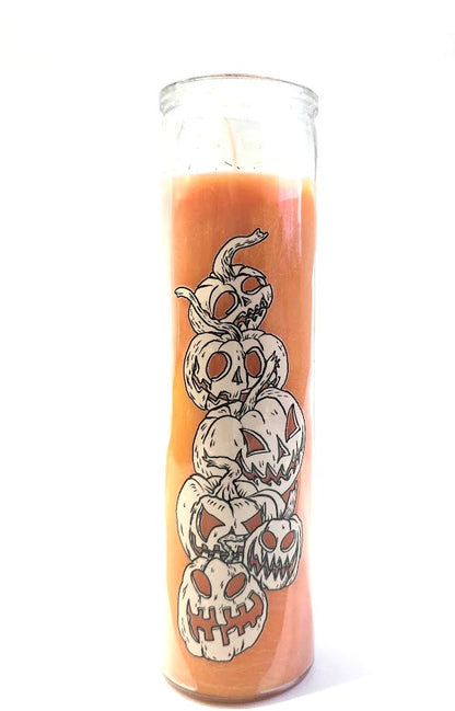 Staked Pumpkin Candle