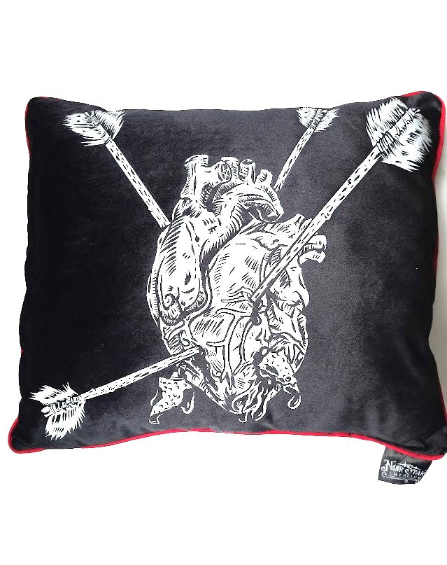 Anatomical Heart Throw Pillow