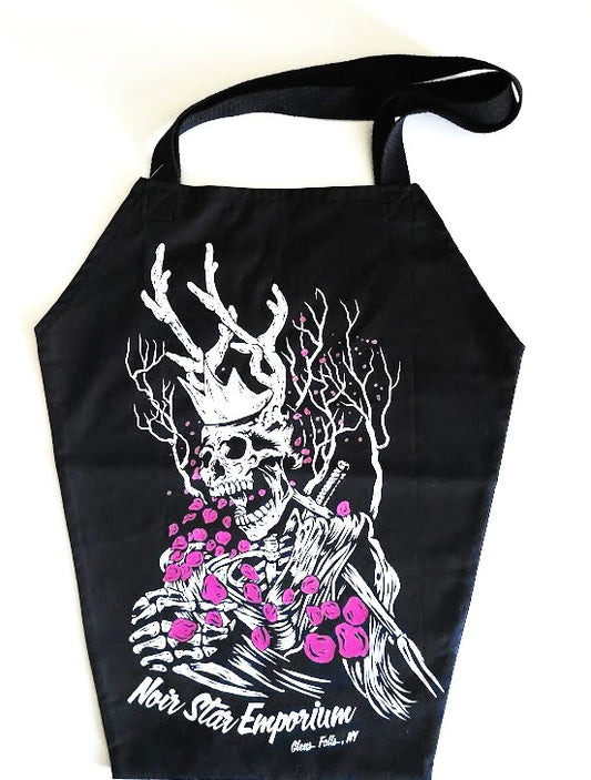 Spring in Bloom King Noir Coffin Tote Bag