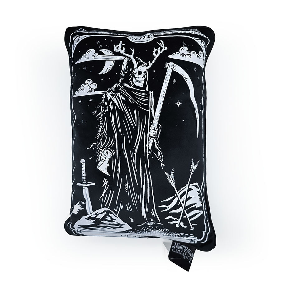 Death Tarot Throw Pillow