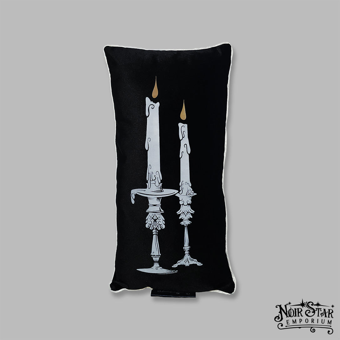 Candle Stick Throw Pillow