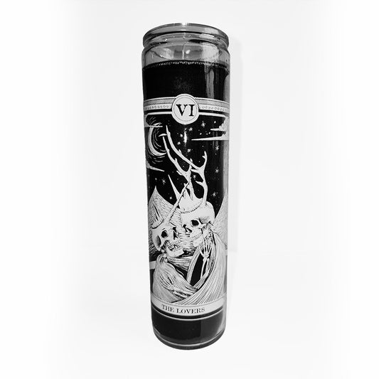 The Lovers Tarot Tall Candel