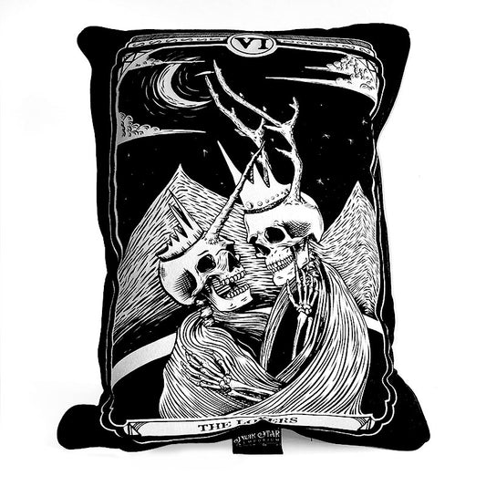 The Lovers Tarot Throw Pillow