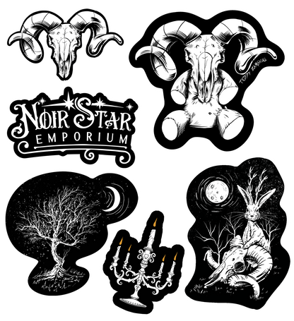 Noir Star Emporium Sticker Pack 1