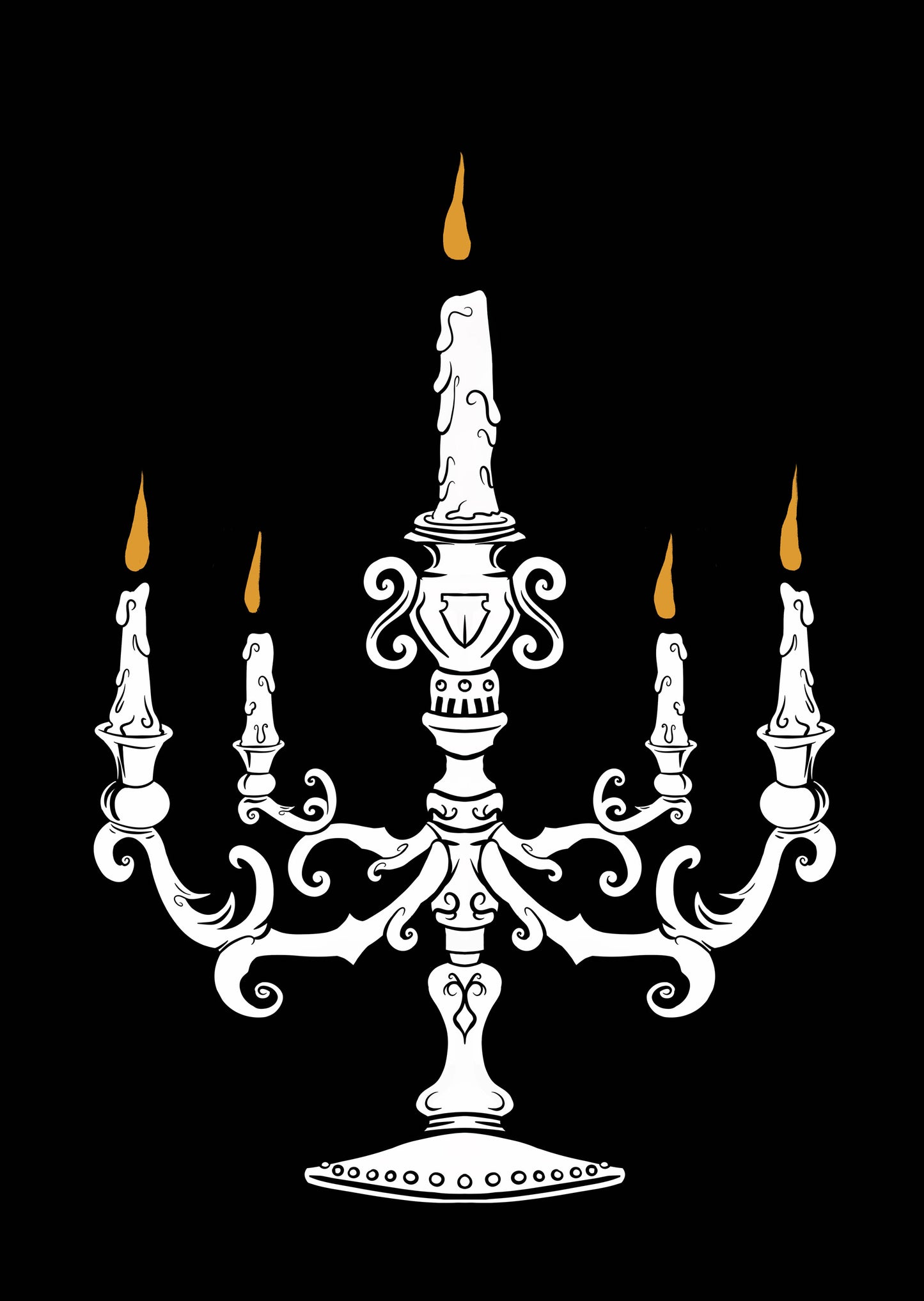 NSE Candelabra (Art Print on Metal)