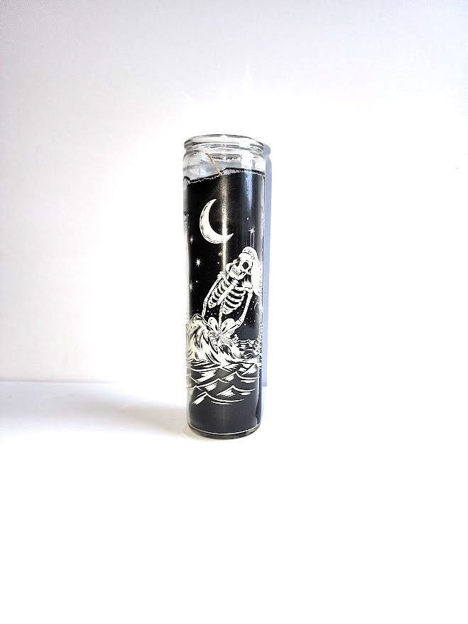 Mermaid Skeleton Candle