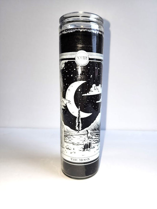 The Moon Tarot Card Decorative Candle