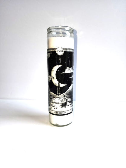 The Moon Tarot Card Decorative Candle